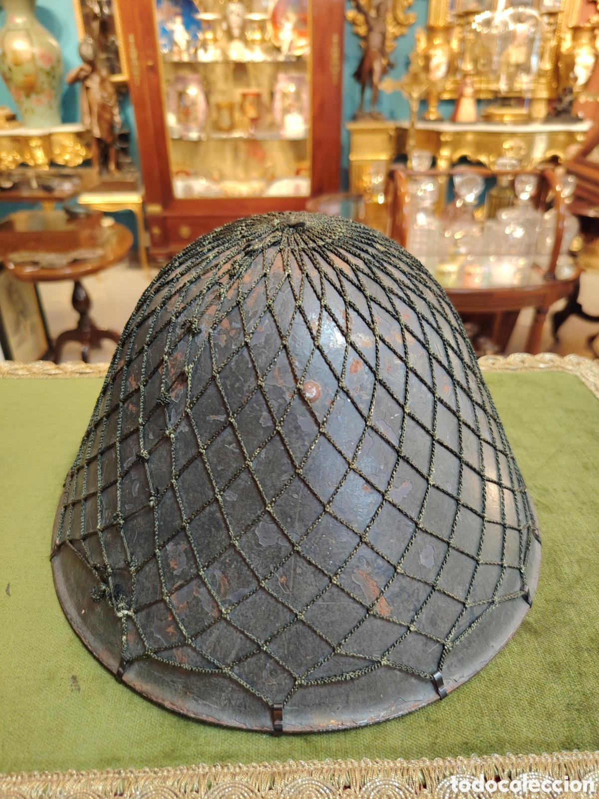Antig&uuml;edades: ANTIGUO CASCO METAL DEL EJ&Eacute;RCITO REP&Uacute;BLICA ALEMANA MODELO VOPO