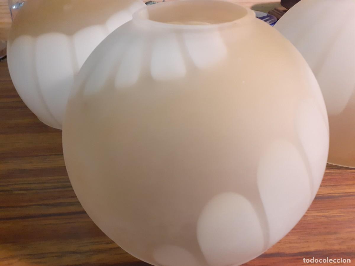 Antig&uuml;edades: Tulipas de cristal al acido (3) - Foto 3
