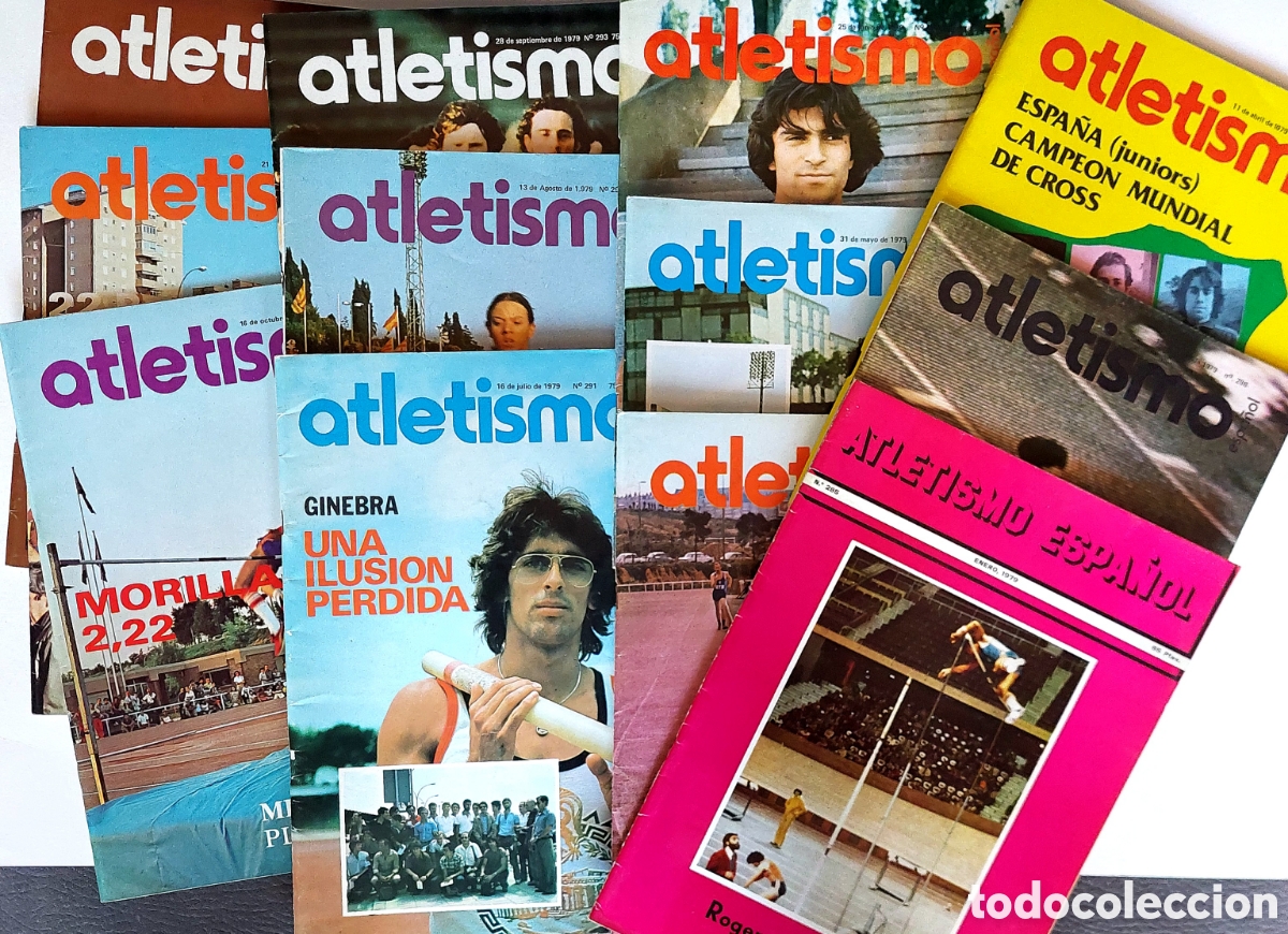 Antig&uuml;edades: REVISTA ATLETISMO ESPA&Ntilde;OL A&Ntilde;O 1979 COMPLETO
