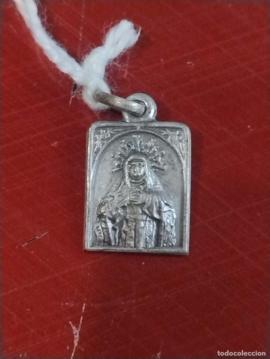 Antig&uuml;edades: Antigua medalla Recuerdo de &Aacute;vila. Santa Teresa 1,20 x 1 cm