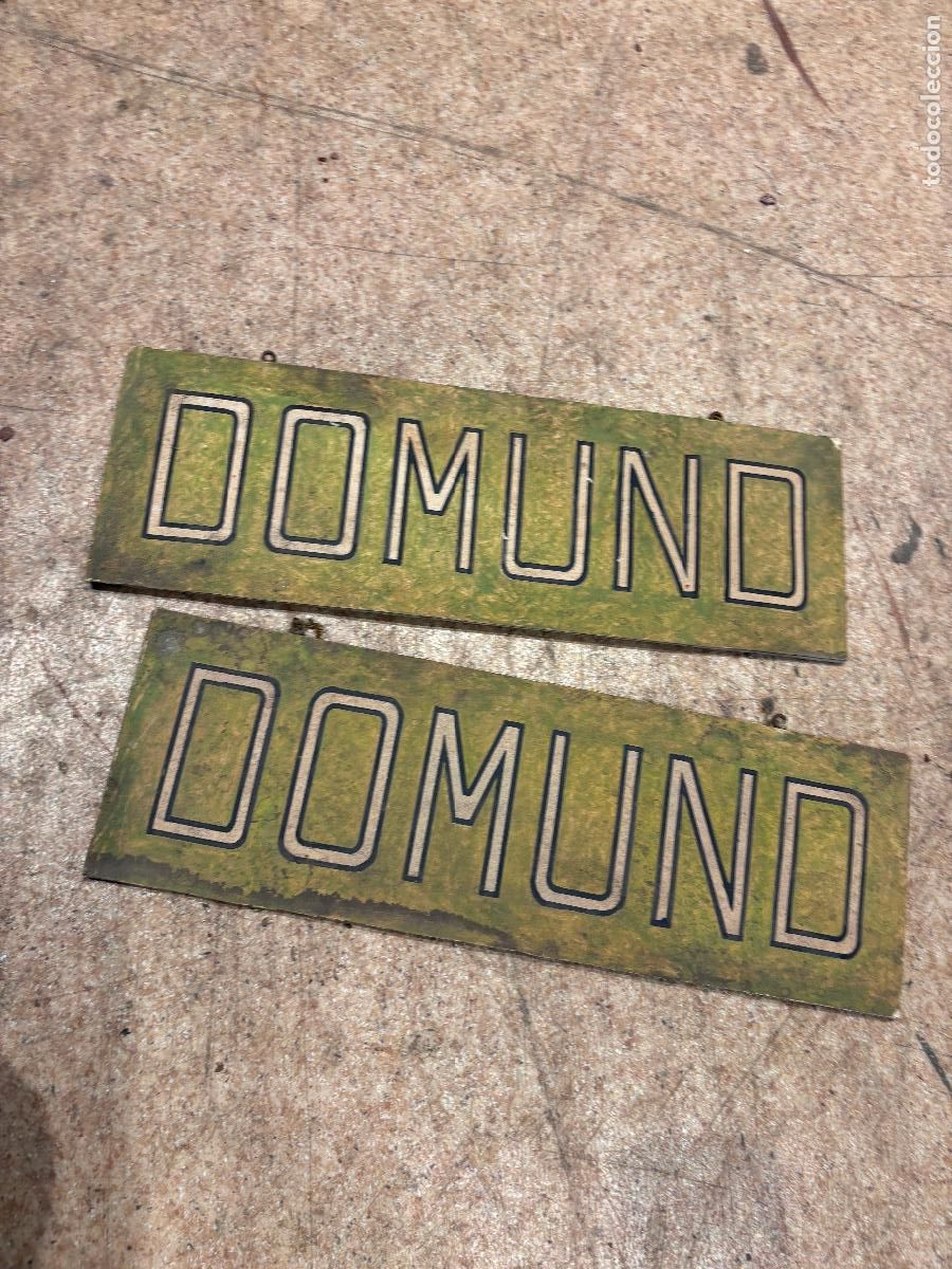 Antig&uuml;edades: Peque&ntilde;os carteles domund antiguos misiones