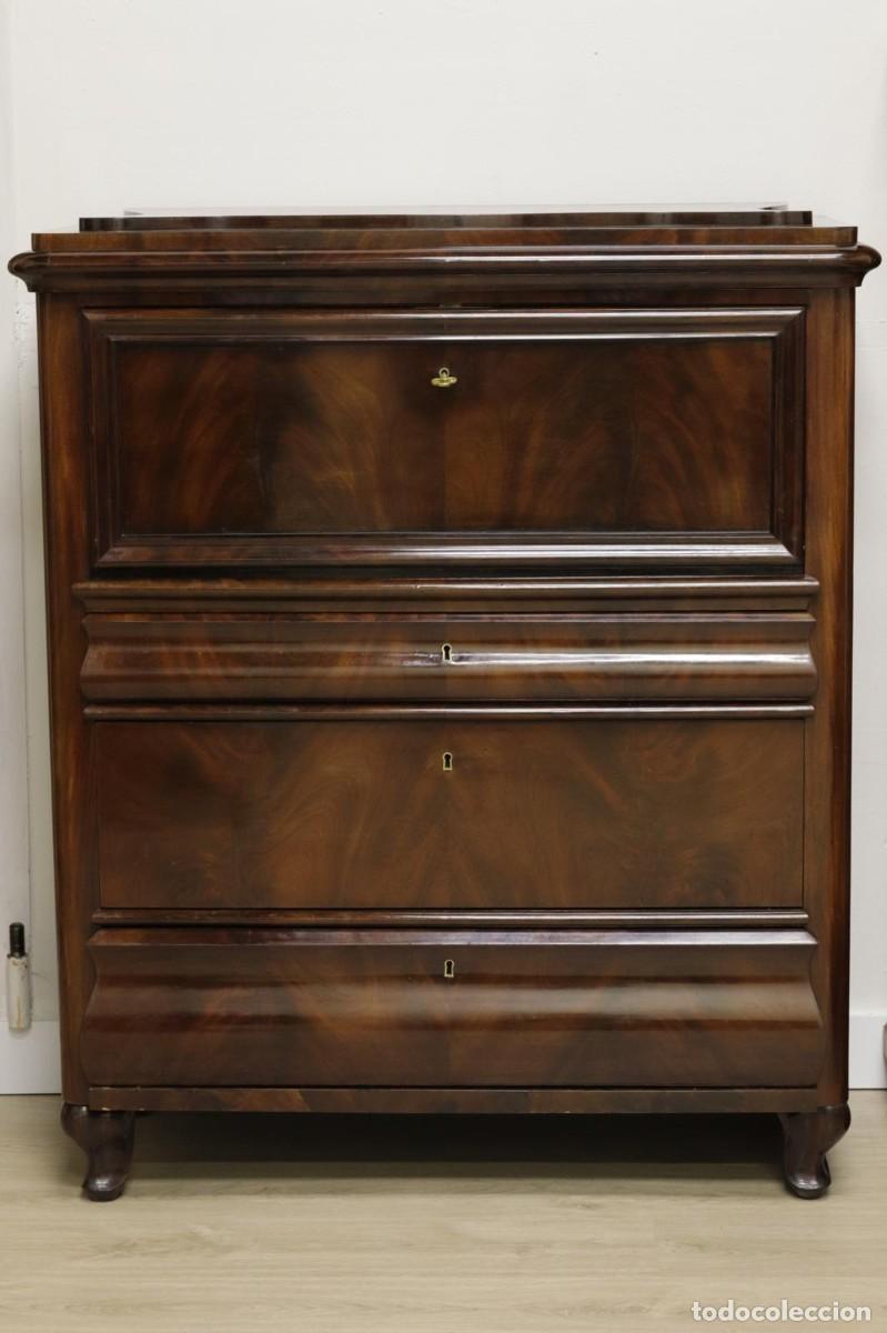 Antig&uuml;edades: Secreter biedermeier norte de europa sXIX