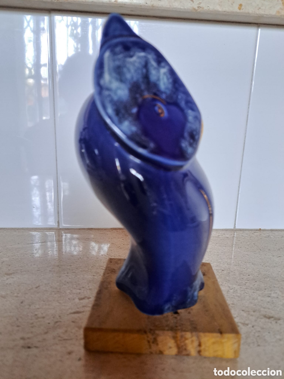 Antig&uuml;edades: Figura artesanal de B&uacute;ho - Foto 2