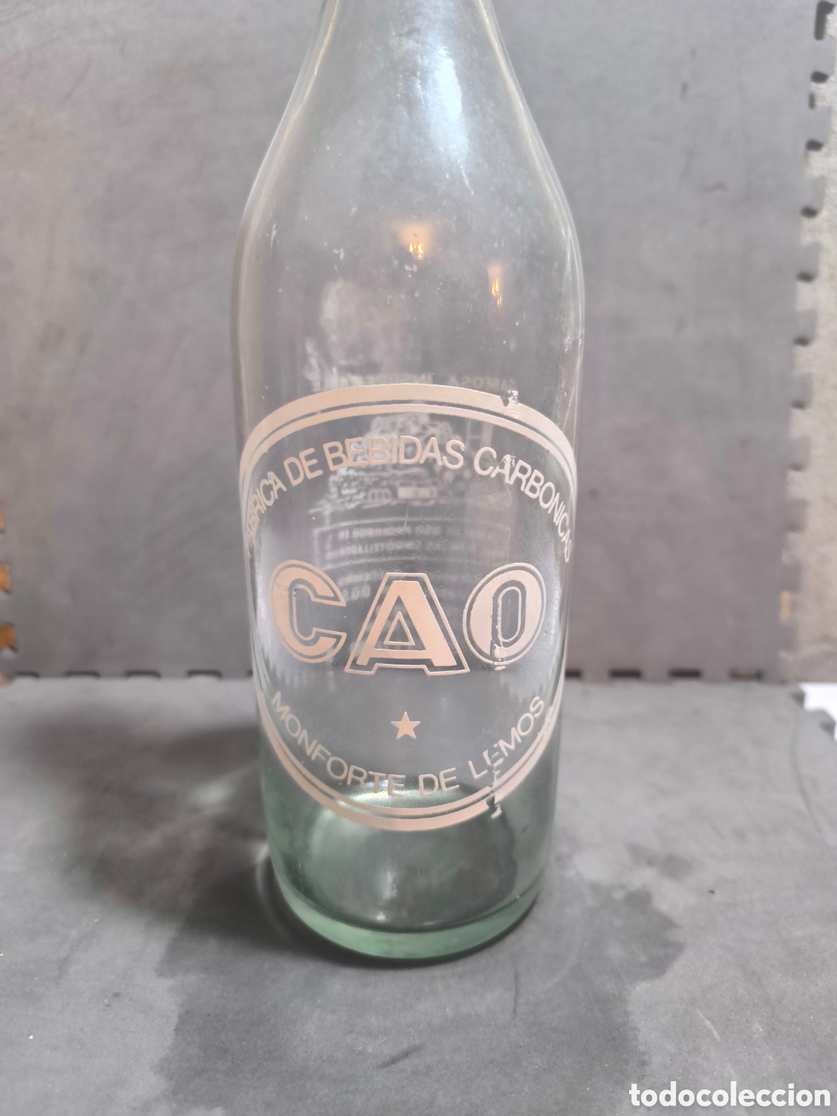 Antig&uuml;edades: Botella antigua de gaseosa
