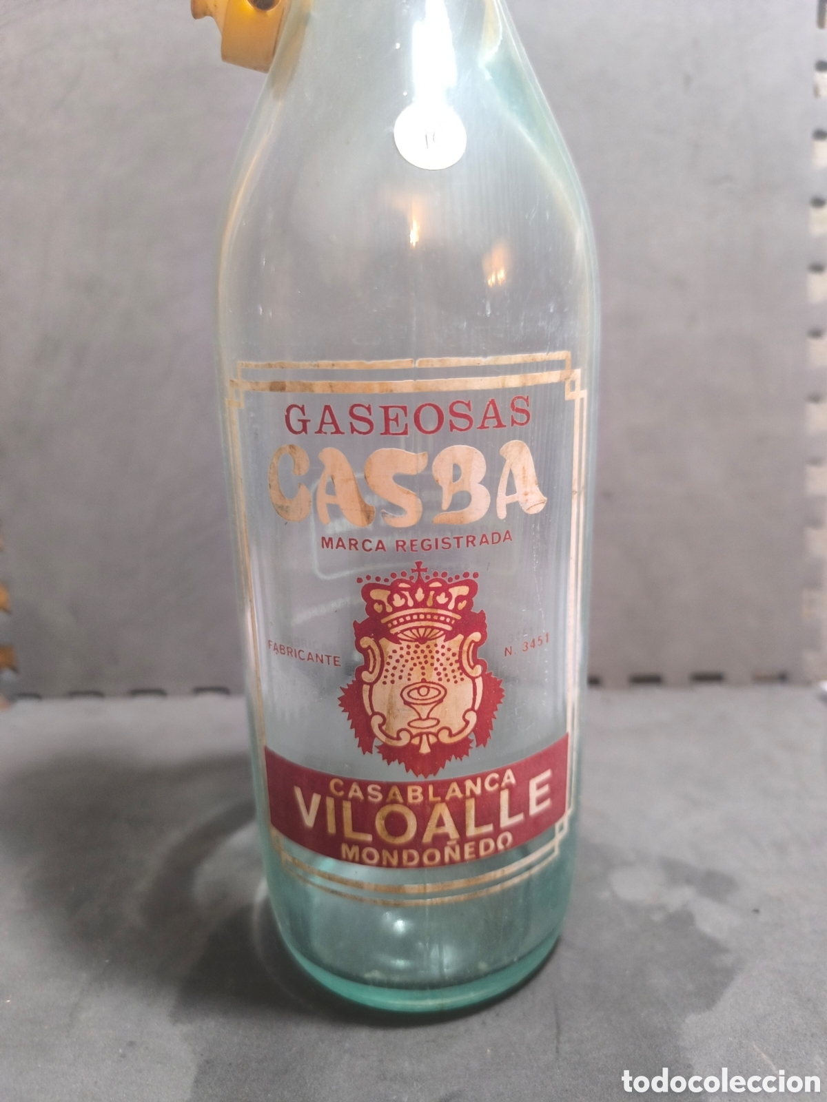 Antig&uuml;edades: Botella antigua de gaseosa