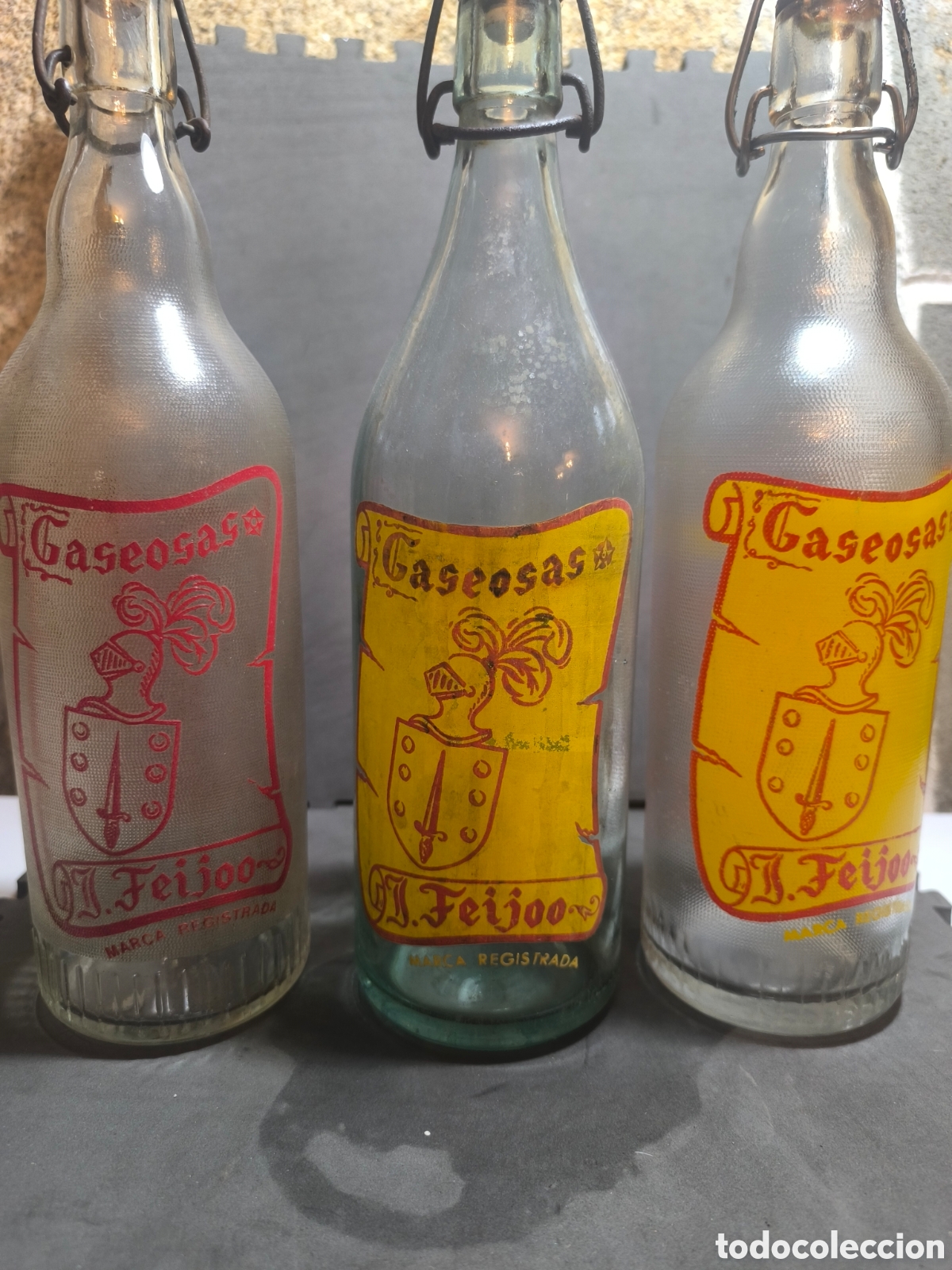 Antig&uuml;edades: Lote de gaseosas antiguas