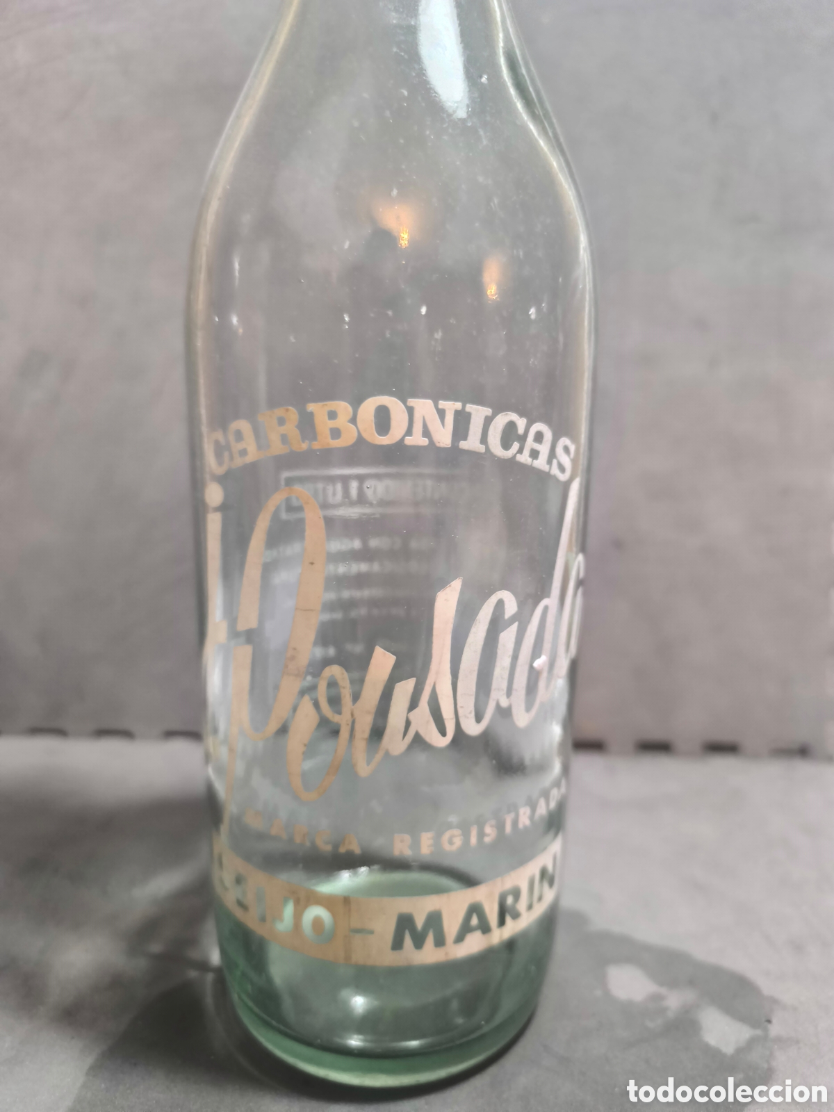 Antig&uuml;edades: Botella antigua de gaseosa