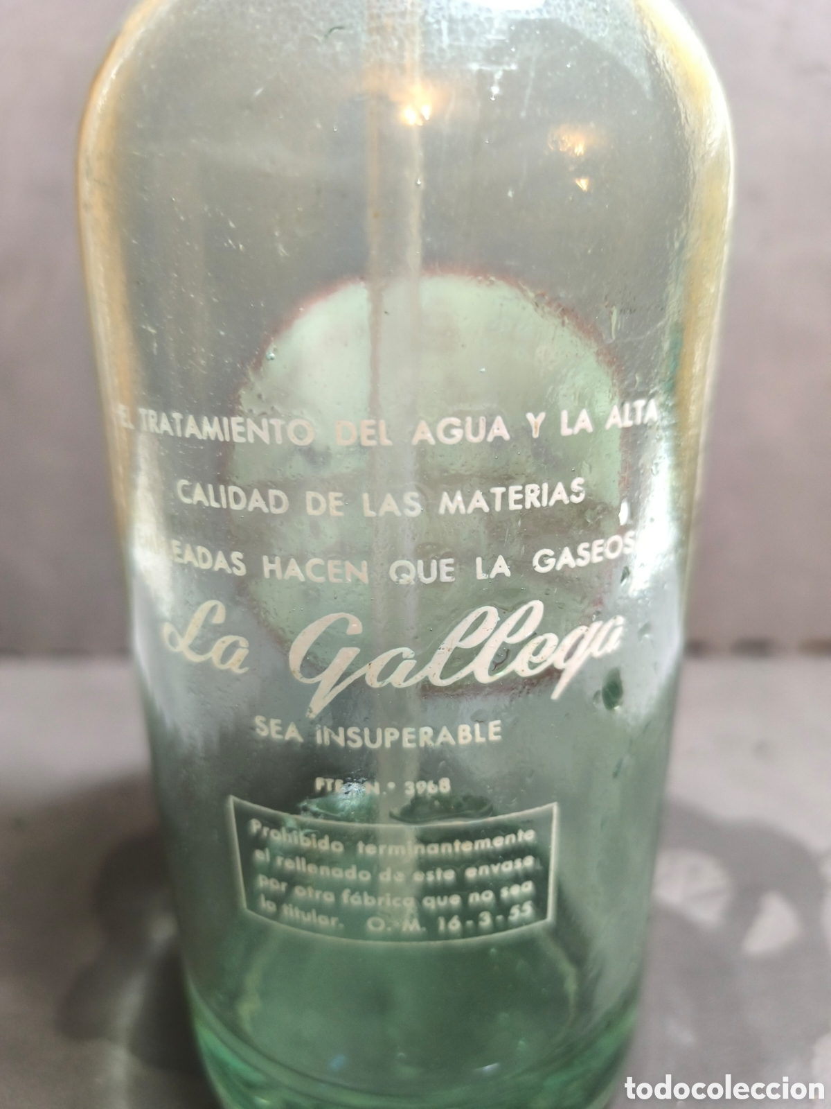 Antig&uuml;edades: Sifon antiguo de gaseosa - Foto 2