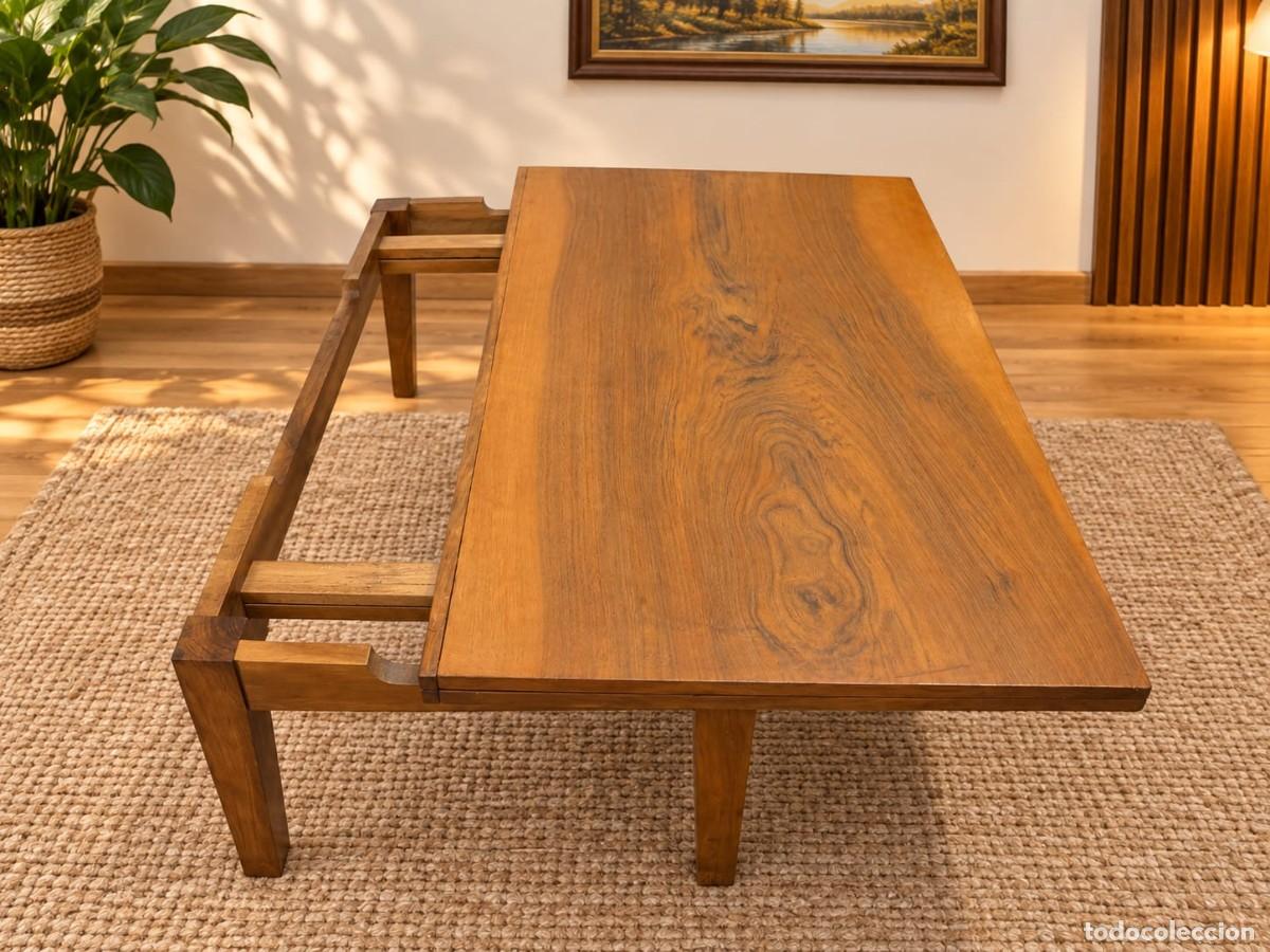 Antig&uuml;edades: MESA DE CENTRO RECTANGULAR EXTENSIBLE N&Oacute;RDICA - Foto 4