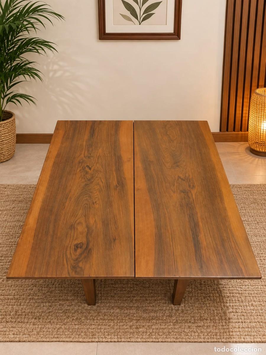Antig&uuml;edades: MESA DE CENTRO RECTANGULAR EXTENSIBLE N&Oacute;RDICA - Foto 6