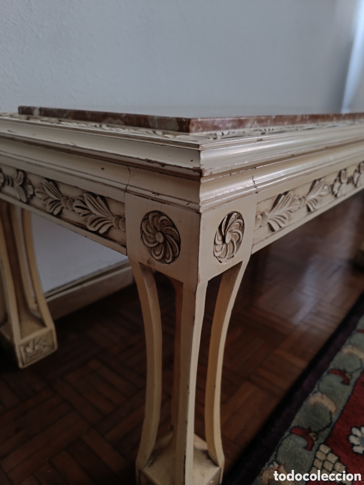 Antig&uuml;edades: Mesa estilo neocl&aacute;sica Luis XVI - Foto 2