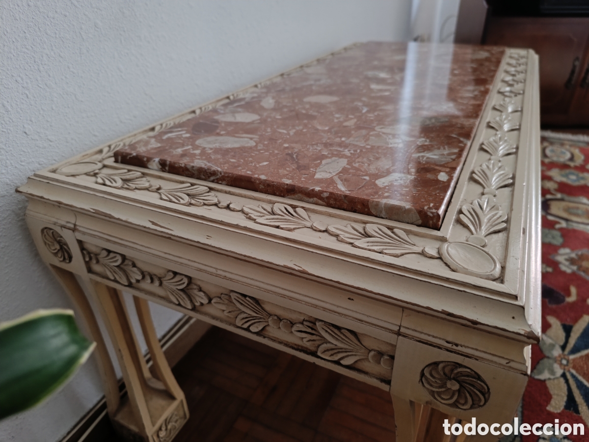 Antig&uuml;edades: Mesa estilo neocl&aacute;sica Luis XVI - Foto 3