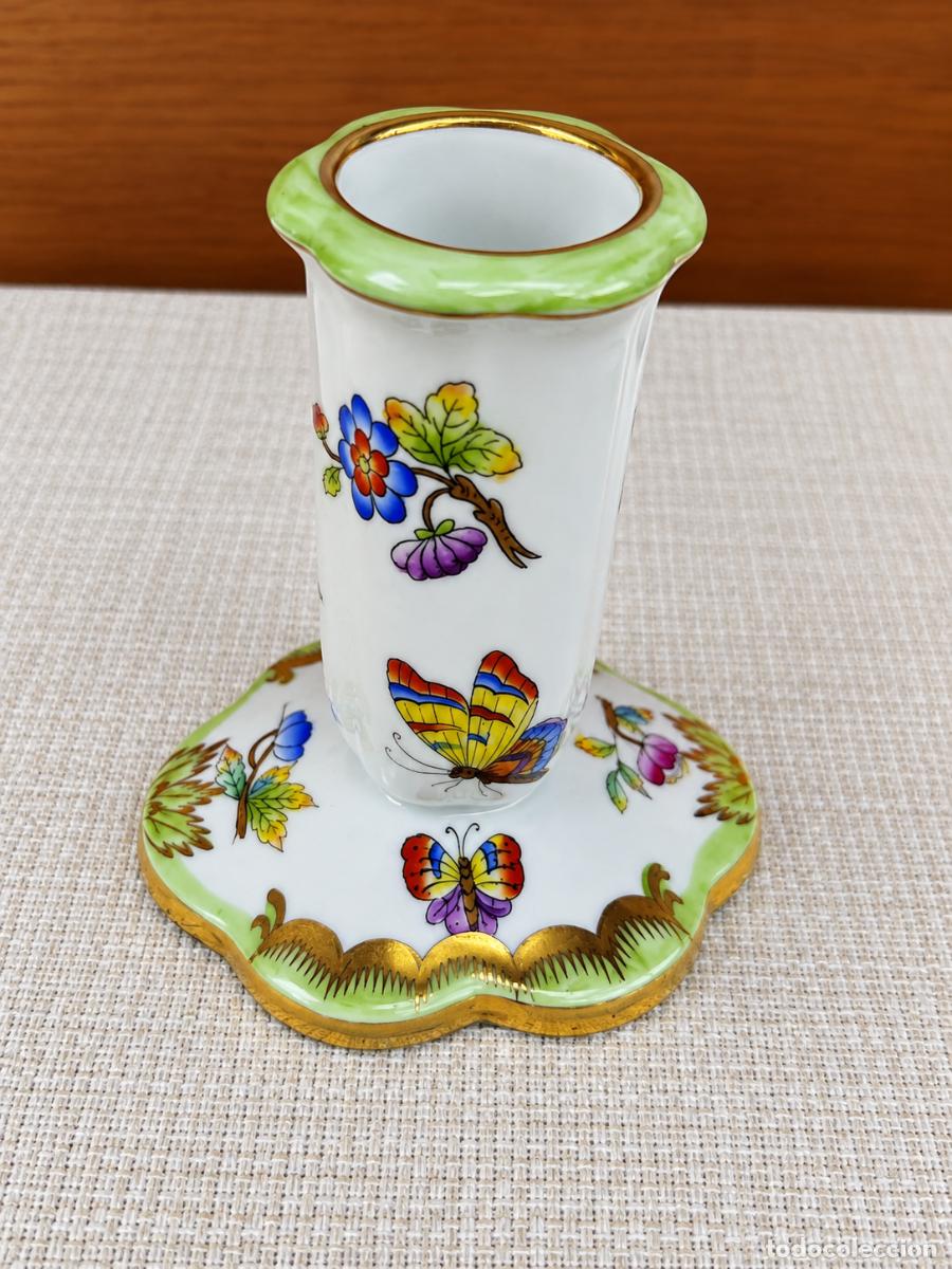 Antig&uuml;edades: Candelabro de porcelana hungara Herend
