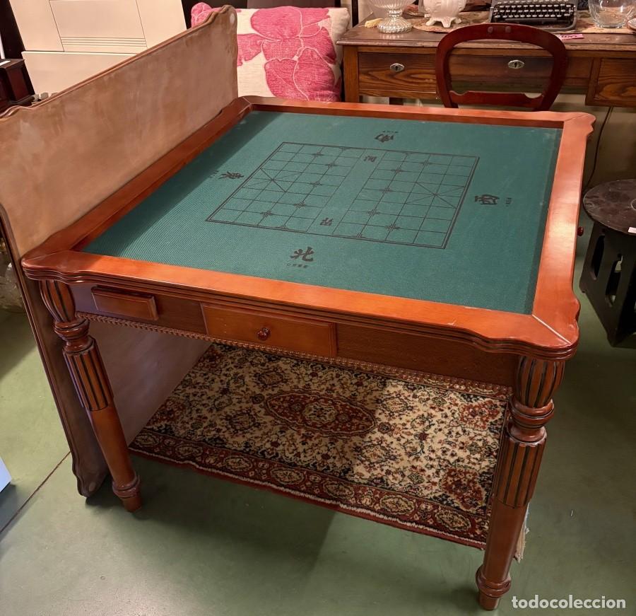 Antig&uuml;edades: Mesa Cuadrada de Juego - Foto 7