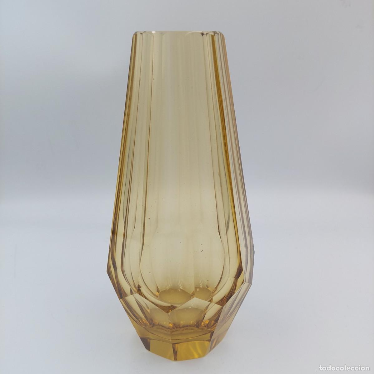 Antig&uuml;edades: Jarron de cristal Art Deco Moser Hoffmann - Foto 2