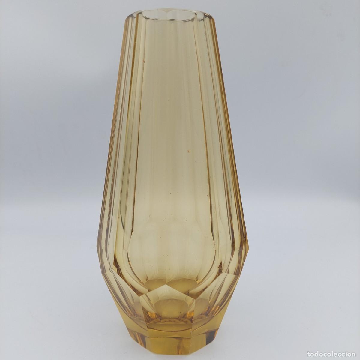 Antig&uuml;edades: Jarron de cristal Art Deco Moser Hoffmann - Foto 4
