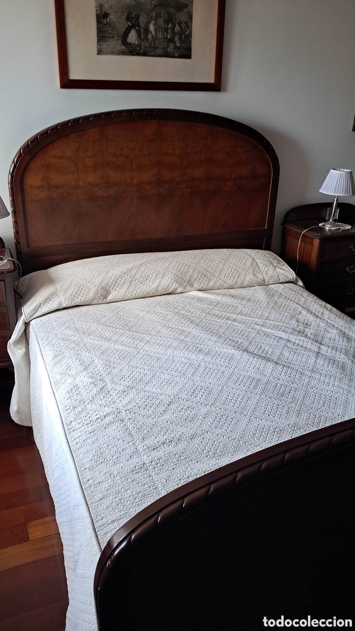 Antig&uuml;edades: Cama de matrimonio de 1924 - Foto 2