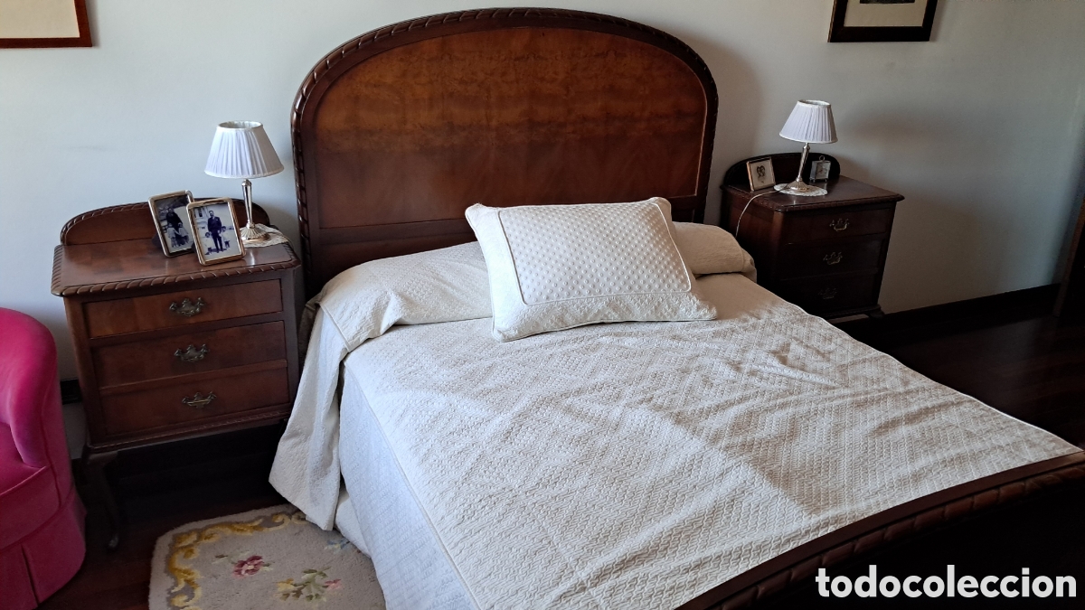 Antig&uuml;edades: Cama de matrimonio de 1924 - Foto 5