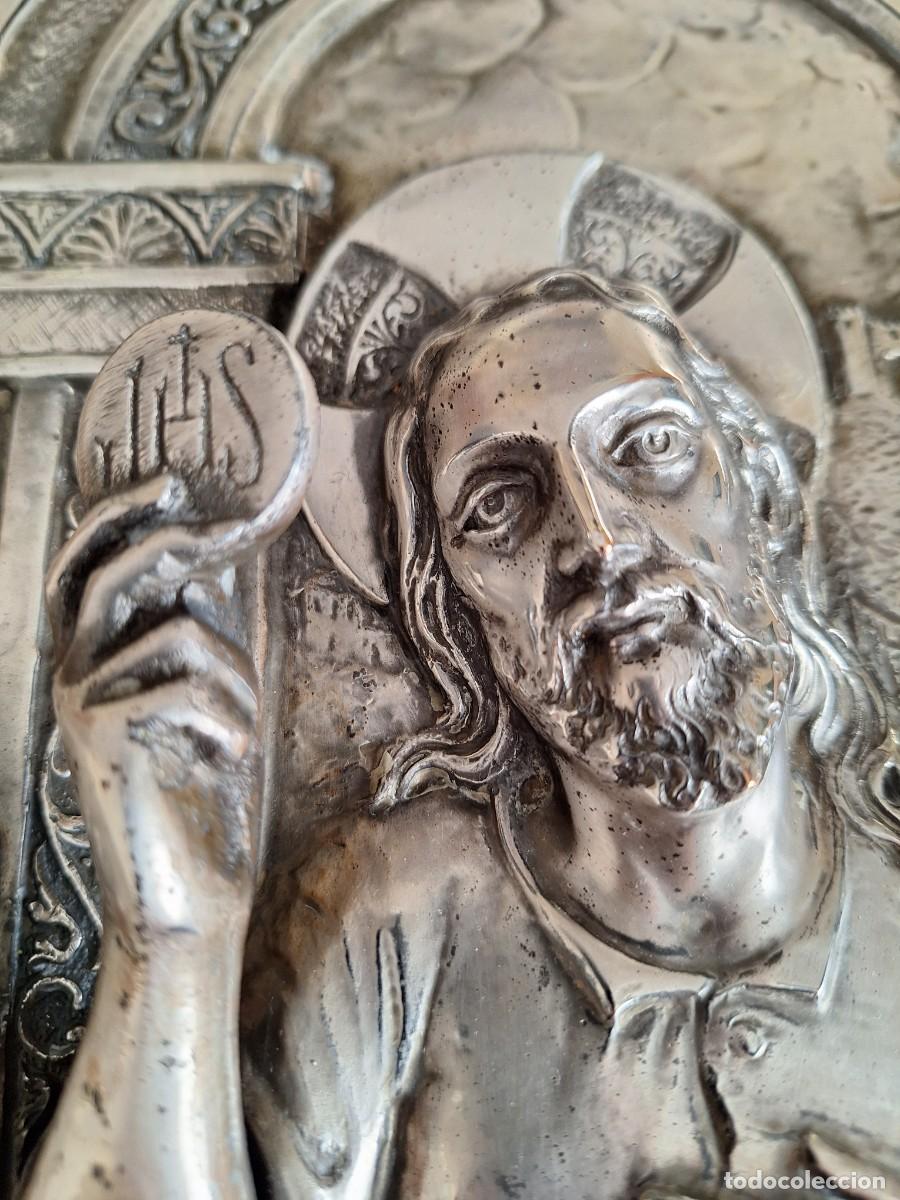Antig&uuml;edades: Cuadro relieve &Uacute;ltima Cena Jes&uacute;s - Foto 5