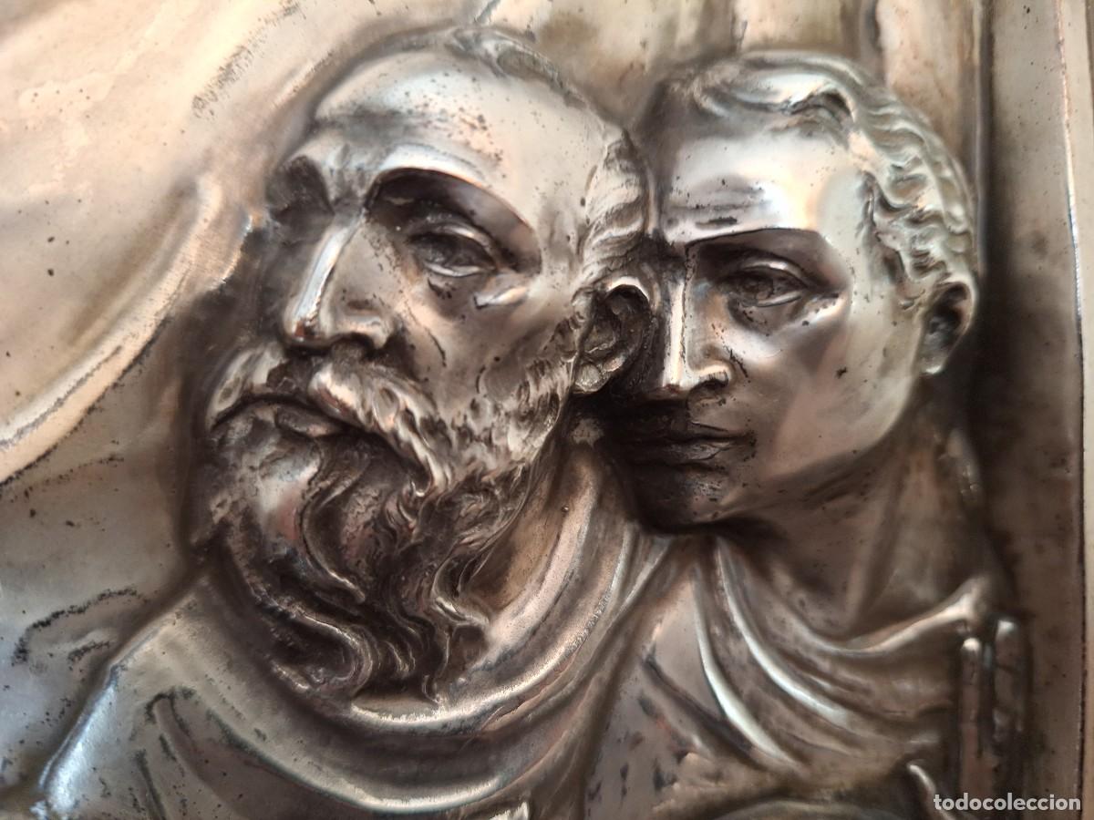 Antig&uuml;edades: Cuadro relieve &Uacute;ltima Cena Jes&uacute;s - Foto 6