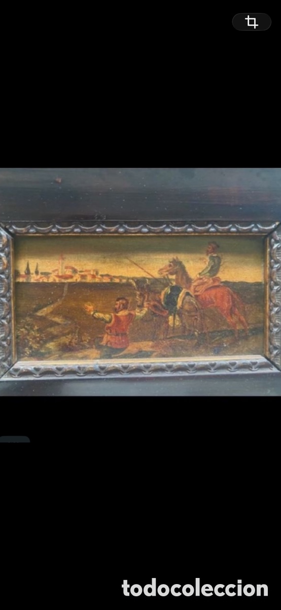 Antig&uuml;edades: Cuadro antiguo el Quijote - Foto 4