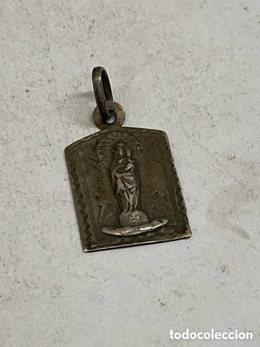 Antig&uuml;edades: Medalla de plata religiosa C659