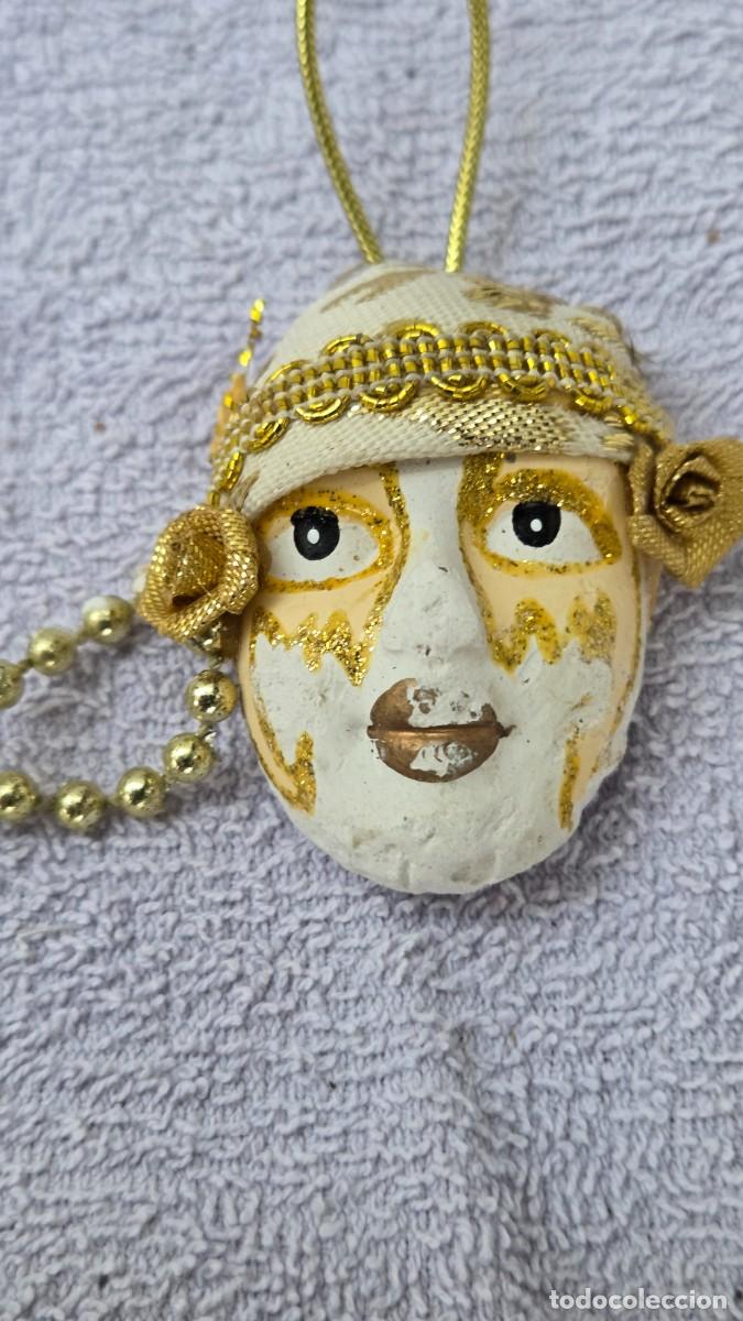 Antig&uuml;edades: peque&ntilde;a mascara de yeso - Foto 2