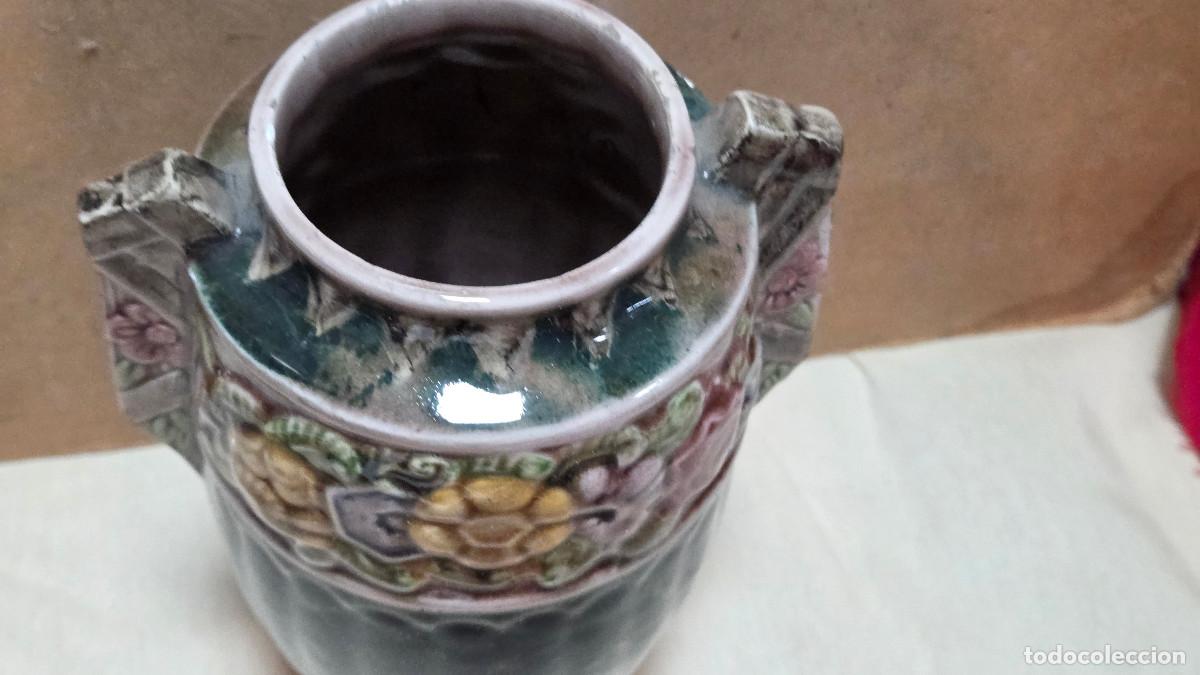 Antig&uuml;edades: jarron de ceramica vintae - Foto 3