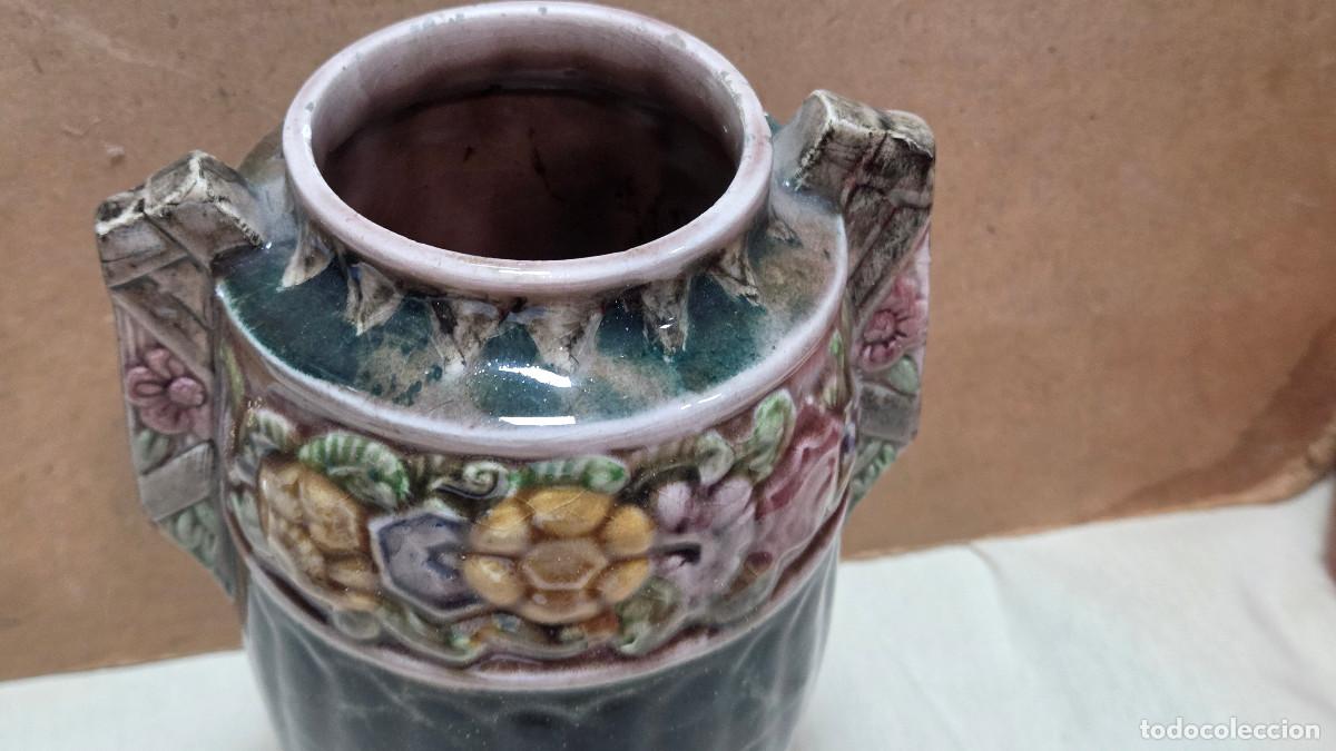 Antig&uuml;edades: jarron de ceramica vintae - Foto 4