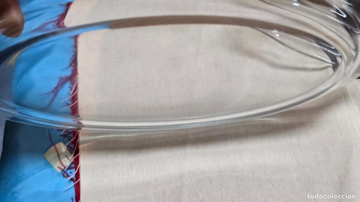 Antig&uuml;edades: bandeja de cristal transp&agrave;rente - Foto 3
