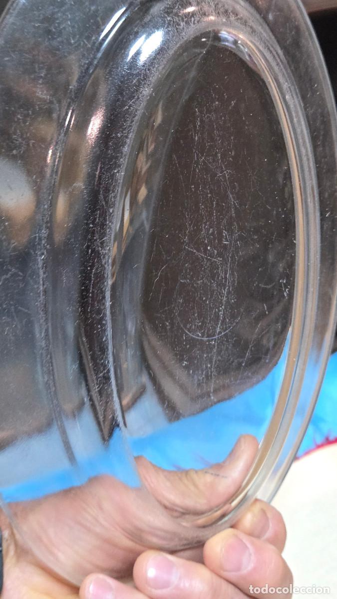 Antig&uuml;edades: bandeja de cristal transp&agrave;rente - Foto 3