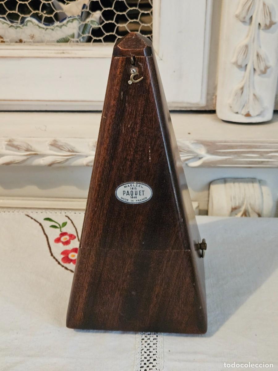Antig&uuml;edades: METRONOME BOIS MAEZEL 1815 PAQUET 1846 MADE IN FRANCE FONCTIONNE