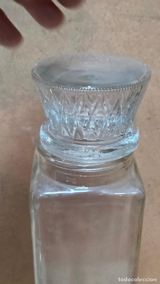 Antig&uuml;edades: botella de cristal transparente - Foto 4