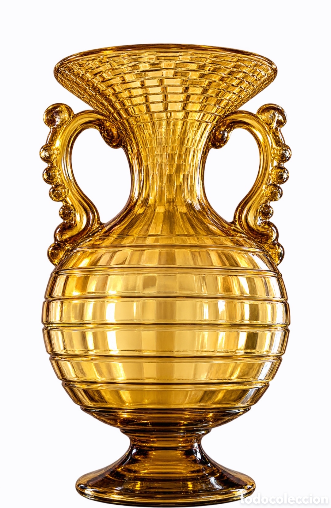 Antig&uuml;edades: Jarr&oacute;n de cristal o vidrio soplado aut&eacute;ntico mallorqu&iacute;n