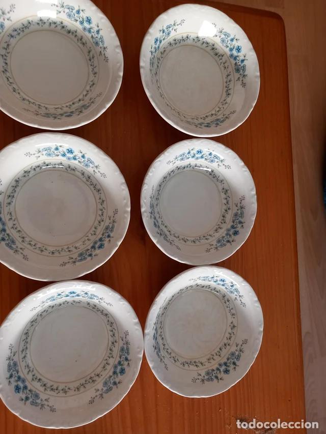Antig&uuml;edades: Lote de 6 bols de 14 cm