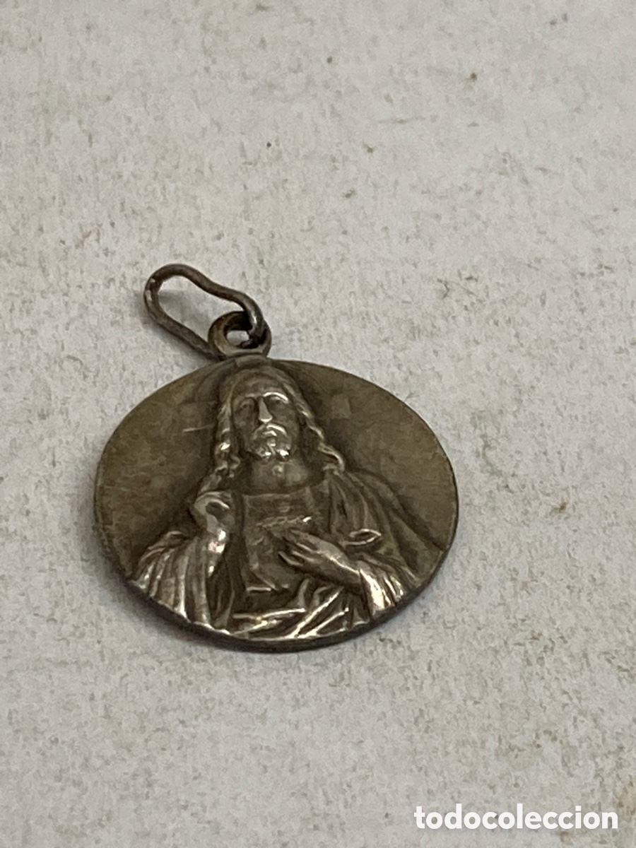 Antig&uuml;edades: Medalla de plata religiosa C659