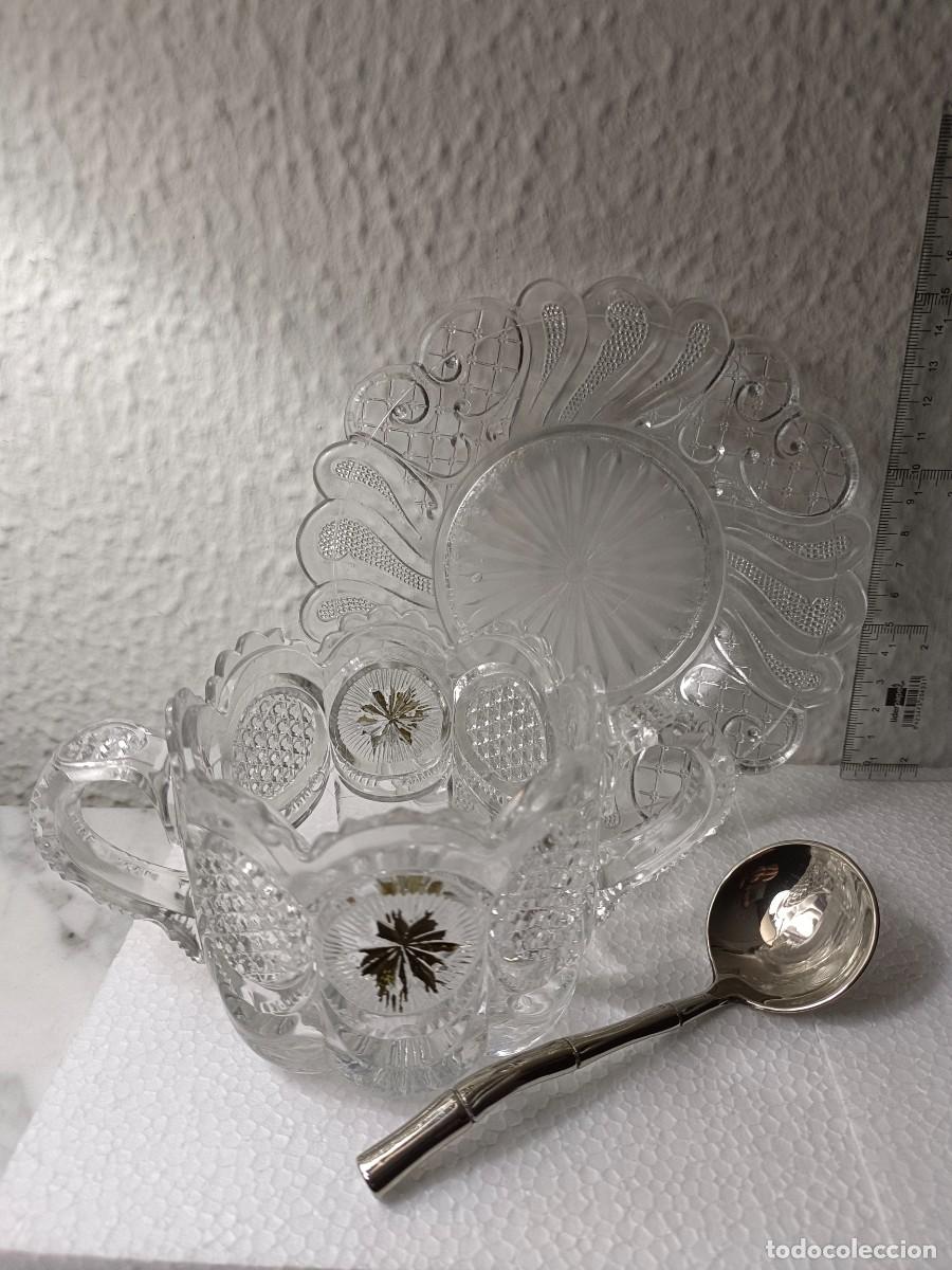 Antiguidades: Lote vintage de cristaler&iacute;a y barware