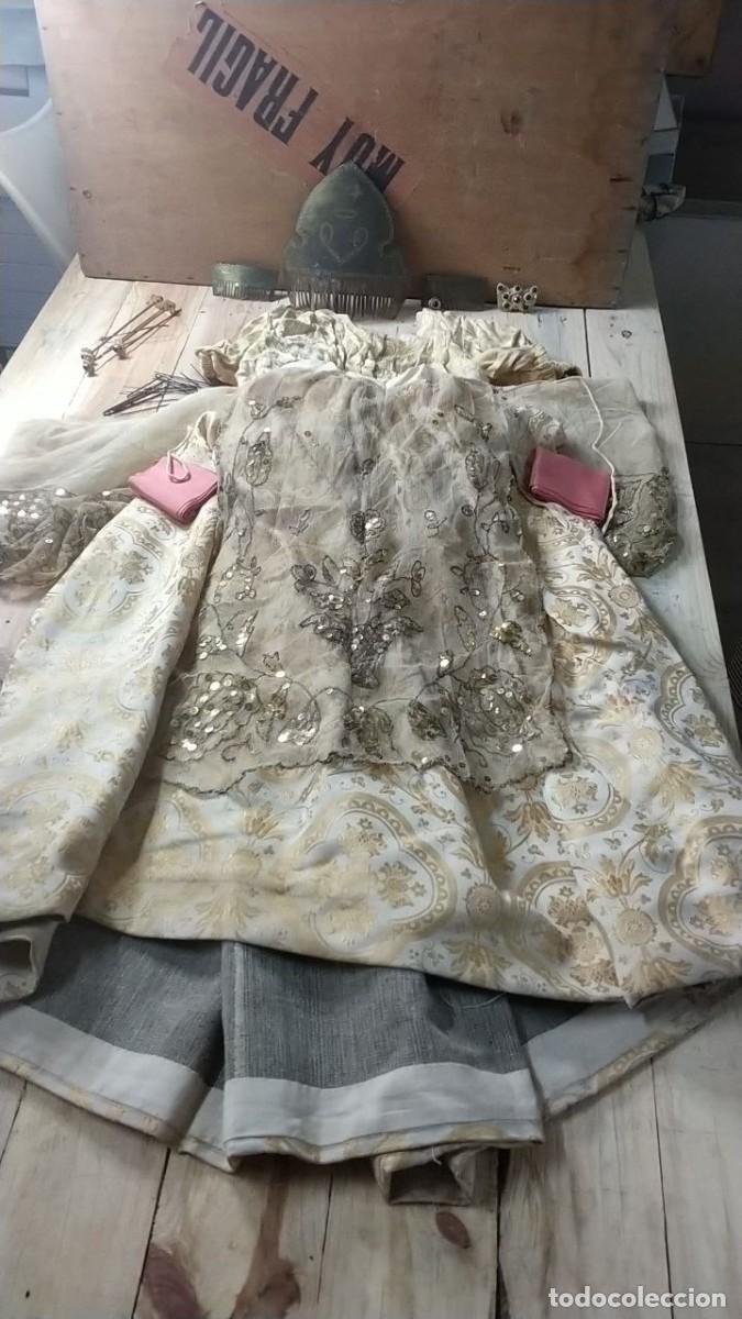Antig&uuml;edades: Antiguo traje fallera/valenciana para ni&ntilde;a, con aderezos