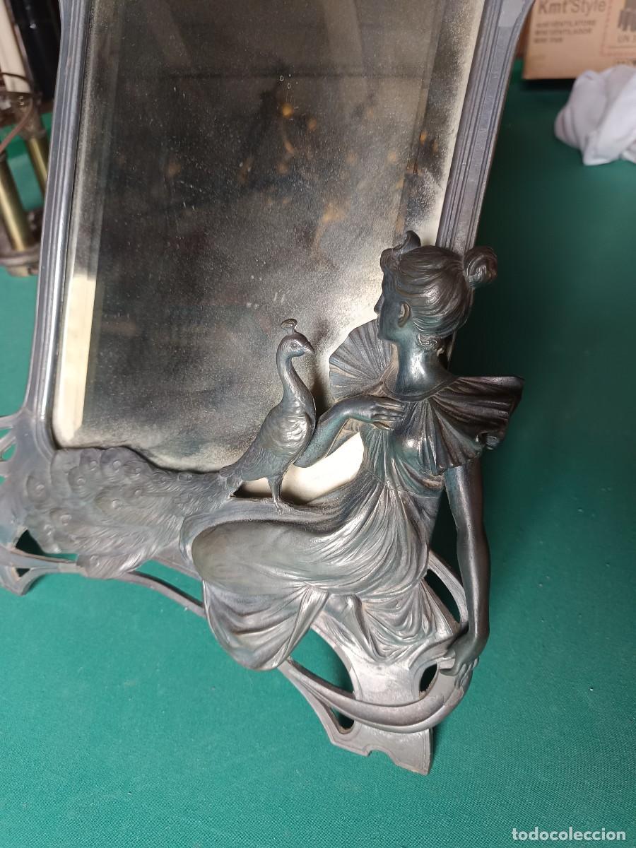 Antig&uuml;edades: ESPEJO DE ESTA&Ntilde;O DE SOBREMESA - Foto 2