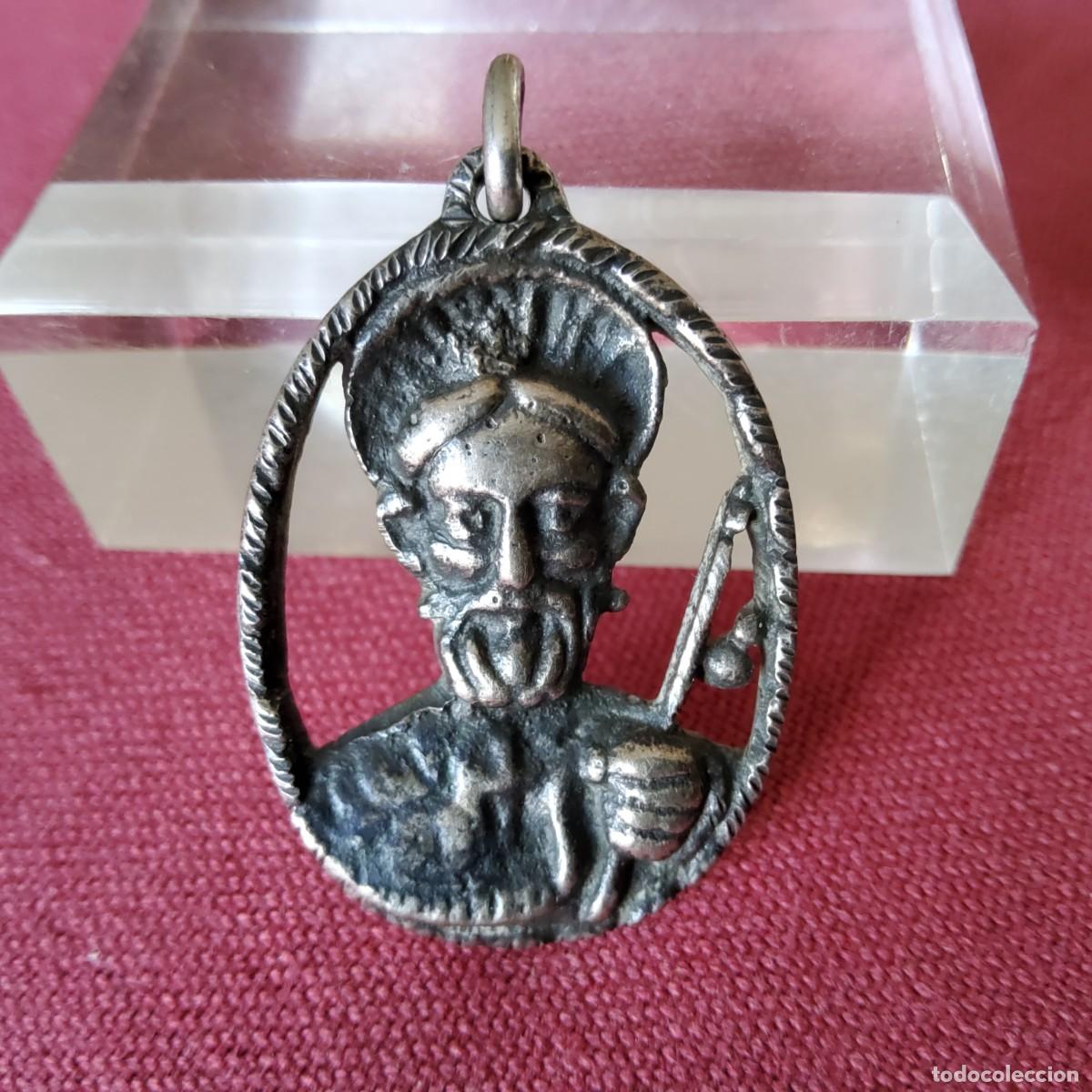 Antig&uuml;edades: ANTIGUA MEDALLA DEL AP&Oacute;STOL SANTIAGO DEL A&Ntilde;O SANTO 1937