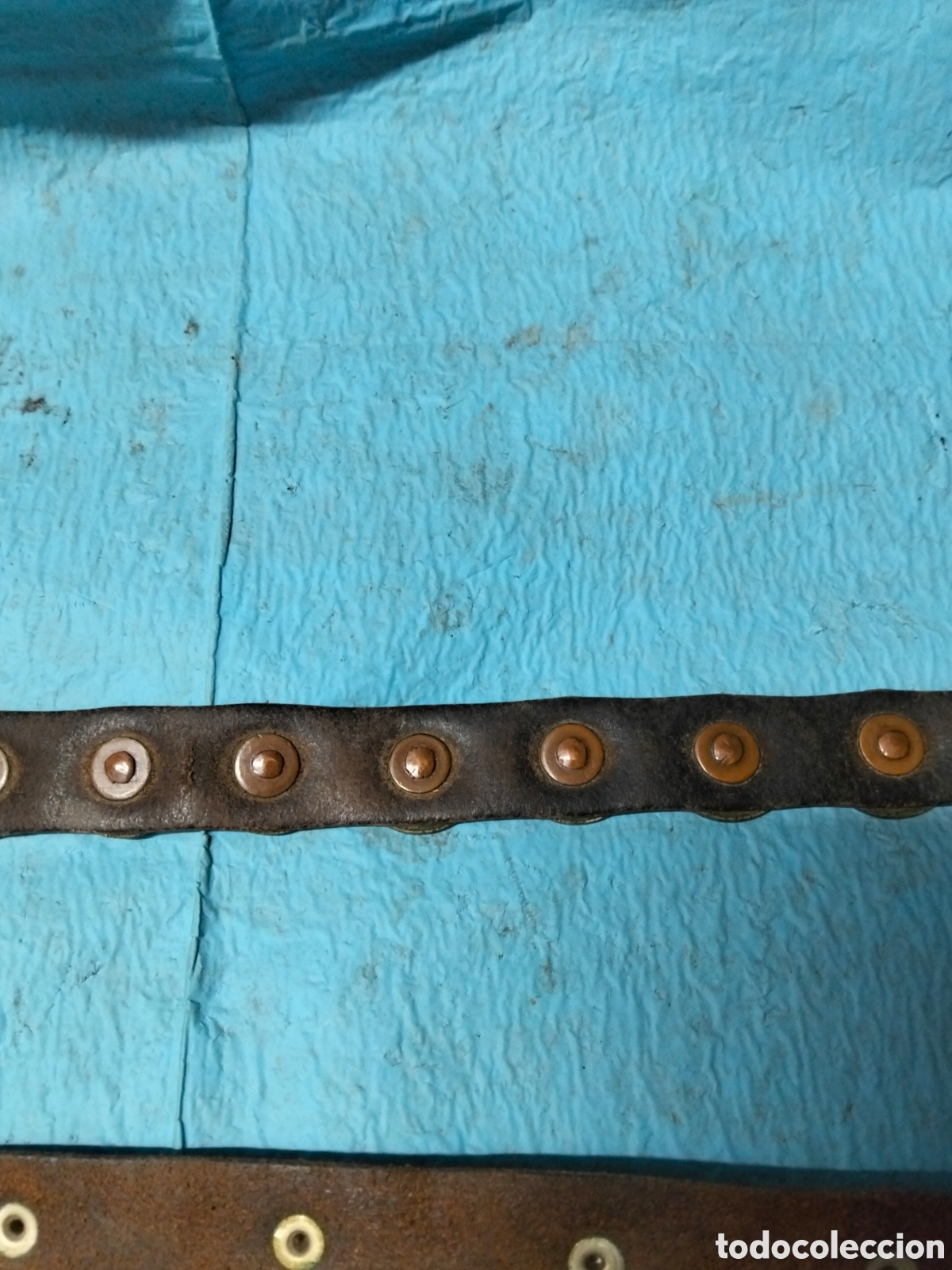 Antig&uuml;edades: ANTIGUO CINTURON CON MONEDAS - Foto 12