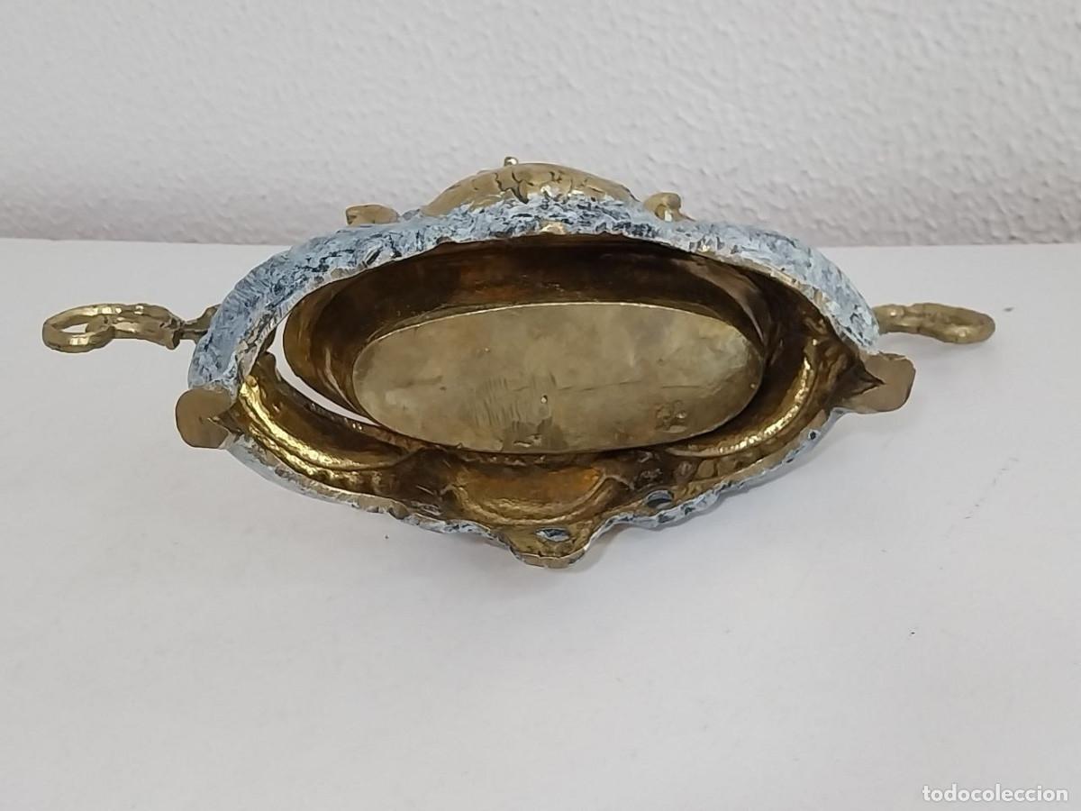 Antig&uuml;edades: Centro Mesa Jardinera Bronce Espejo Estilo Rococ&oacute; - Foto 7