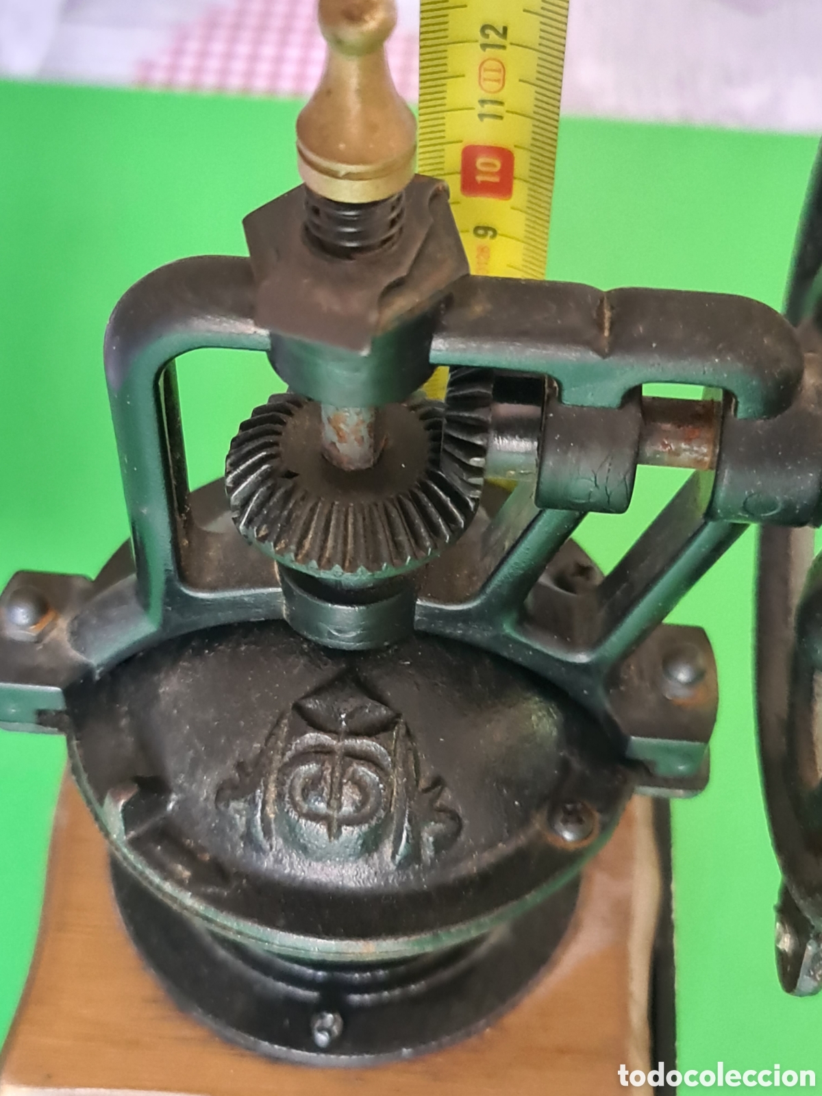Antig&uuml;edades: Pieza de arriba molinillo caf&eacute; / Vintage/ Funciona. - Foto 8