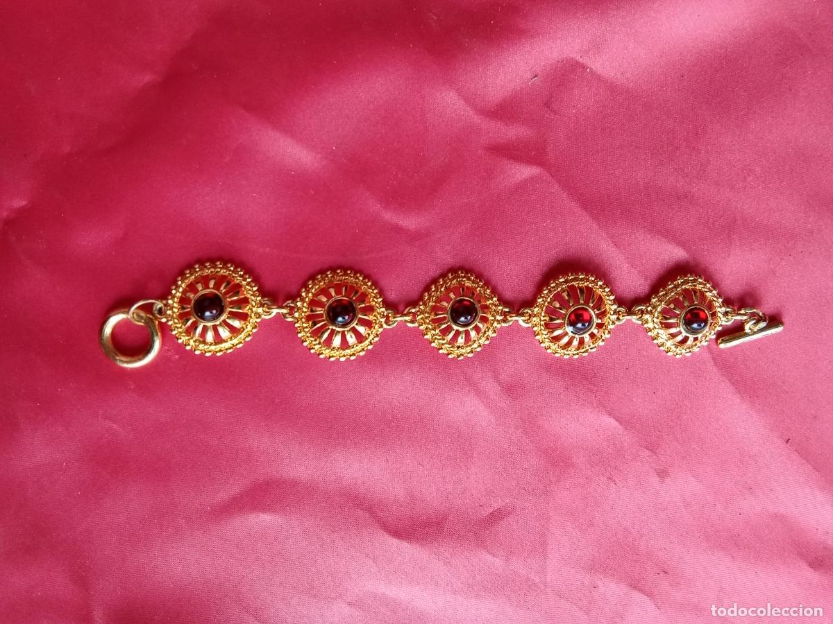 Antig&uuml;edades: Preciosa pulsera chapada para mujer, calidad, original. Alacena
