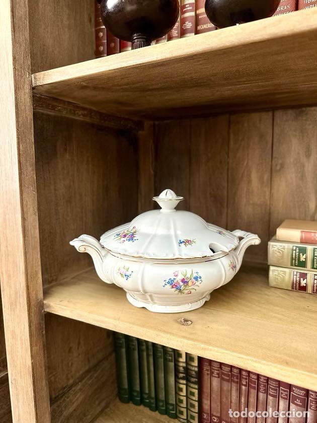 Antig&uuml;edades: Sopera de porcelana Moritz Zdekauer &ndash; Checoslovaquia, a&ntilde;os 1920