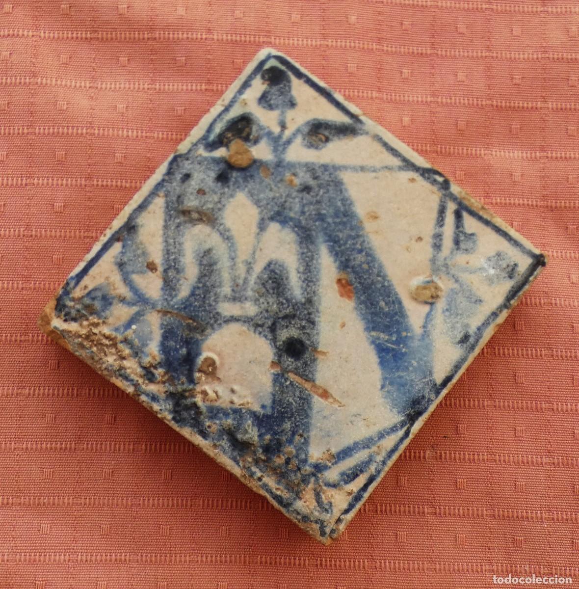 Antig&uuml;edades: Azulejo, Azulejos Espa&ntilde;ol Valencia siglo 15/16
