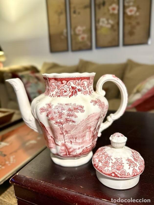 Antig&uuml;edades: Tetera de porcelana inglesa vintage Spode - Foto 3