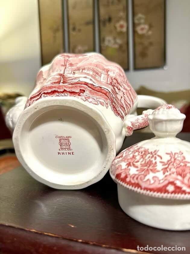 Antig&uuml;edades: Tetera de porcelana inglesa vintage Spode - Foto 4