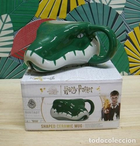 Antig&uuml;edades: Taza Cer&aacute;mica Cabeza Serpiente Slytherin - Harry Potter - Hogwarts