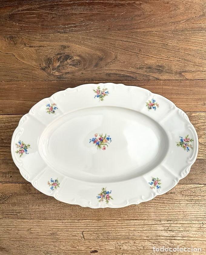 Antig&uuml;edades: Fuente ovalada de porcelana Moritz Zdekauer &ndash; Checoslovaquia, a&ntilde;os 20